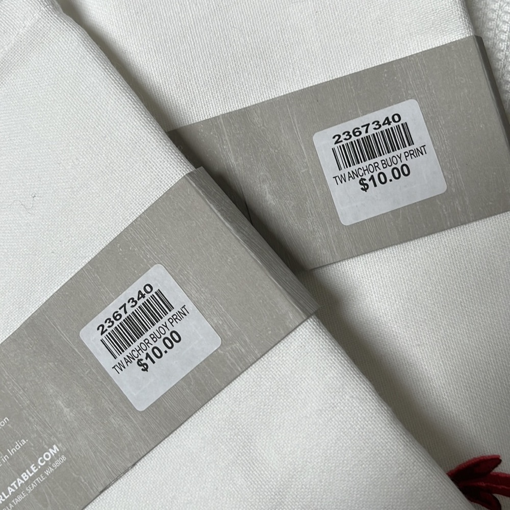 NWT  6 Sur La Table KitchenTowels. Set of 6 Towels! - Picture 4 of 5